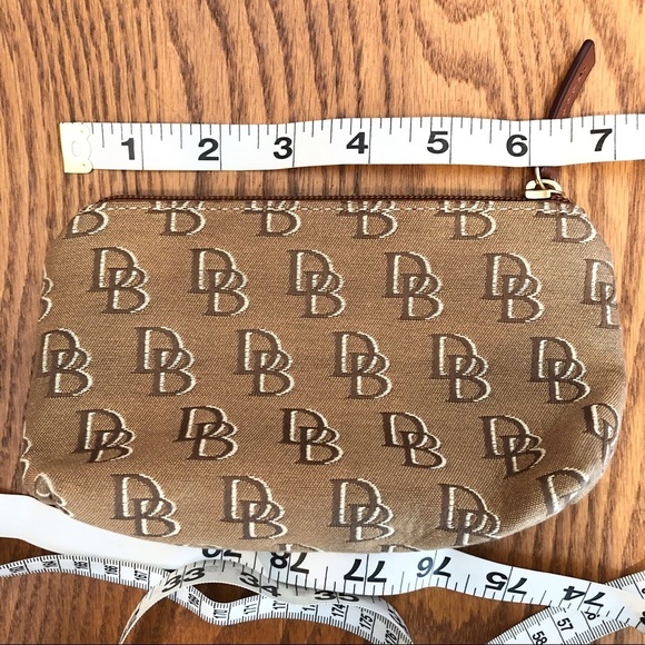Vintage Dooney & Bourke Coin Purse Gold/Brown, 7x5 - Picture 3 of 5